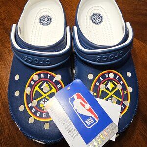 REAL NBA Denver Nugget Crocs.  M9 W11